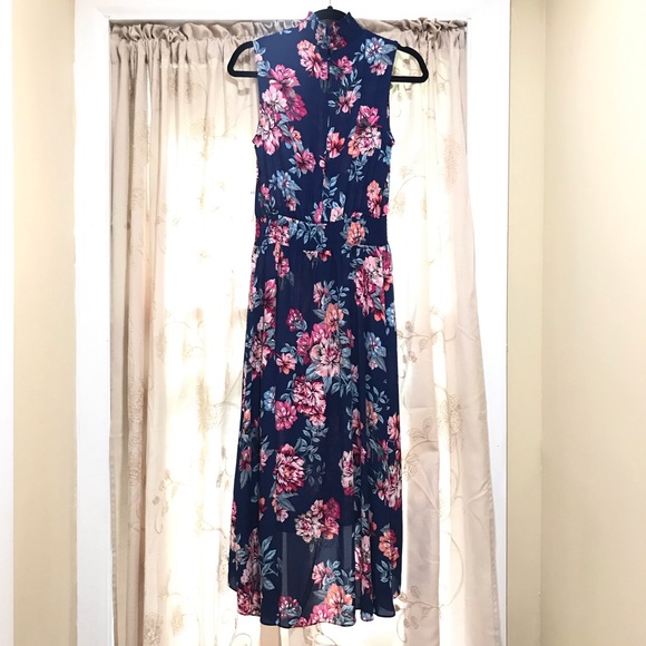 NWT Nanette Lepore Floral Highlow Dress Size 4 - Picture 3 of 7